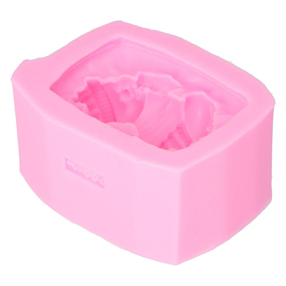 Food Grade Silicone Baby Silicone Mold Non-Stick 3D Fondant Mold Baby Shower Mold  Fondant Cake