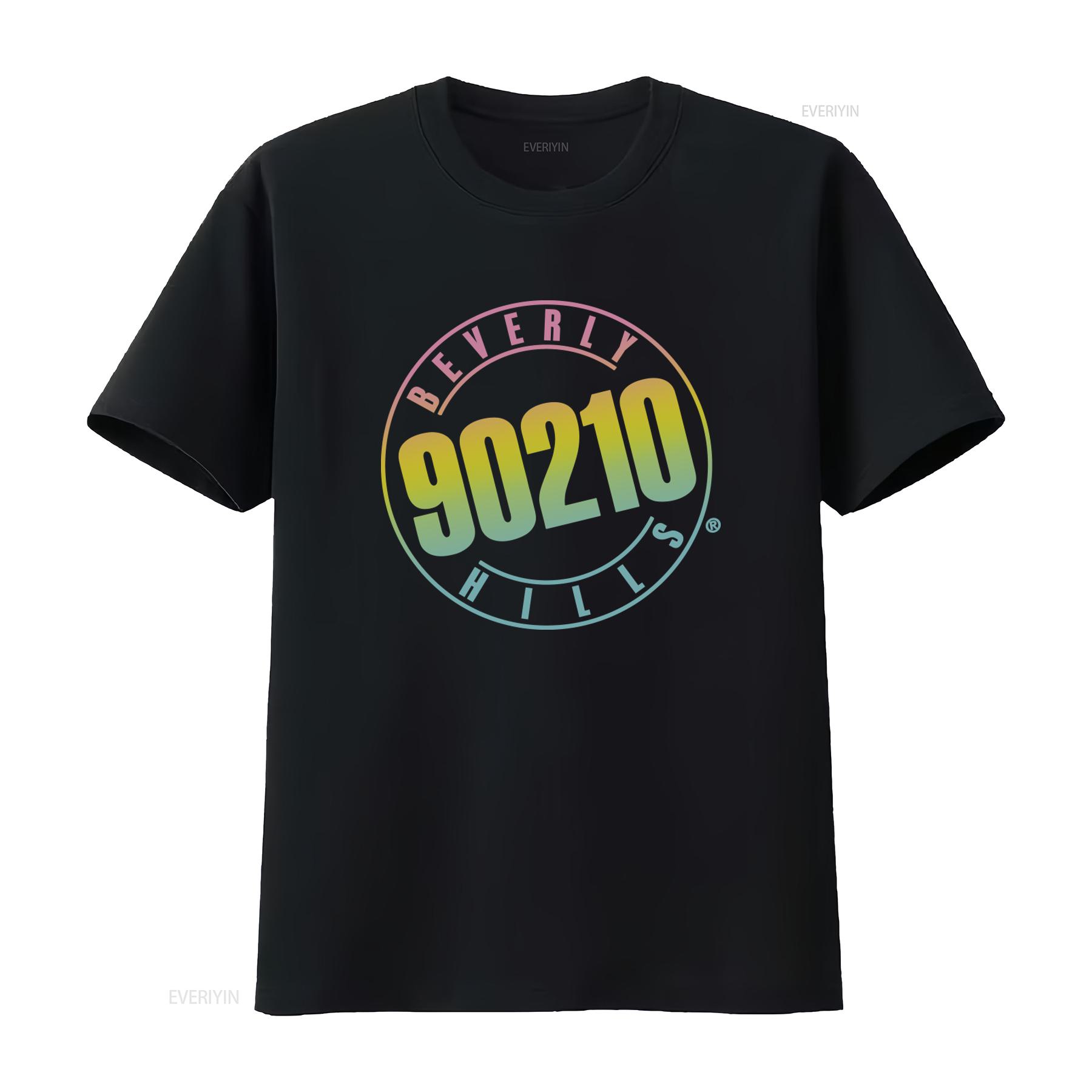 

Beverly Hills 90210 Retro Logo T Shirt for Fashion Casual vintage Washed Comfortable fashion Unisex Versatile Breathable homme 4XL