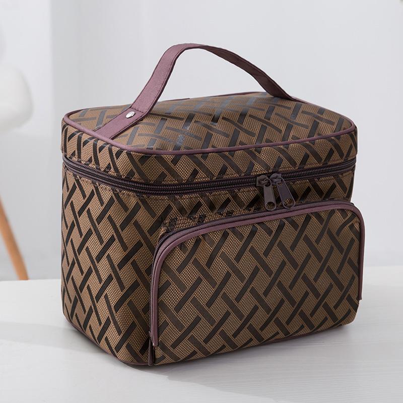 Nowa kosmetyczka Modne pudełko na kosmetyki z zamkiem błyskawicznym Duża pojemność Kosmetyczki podróżne do makijażu
