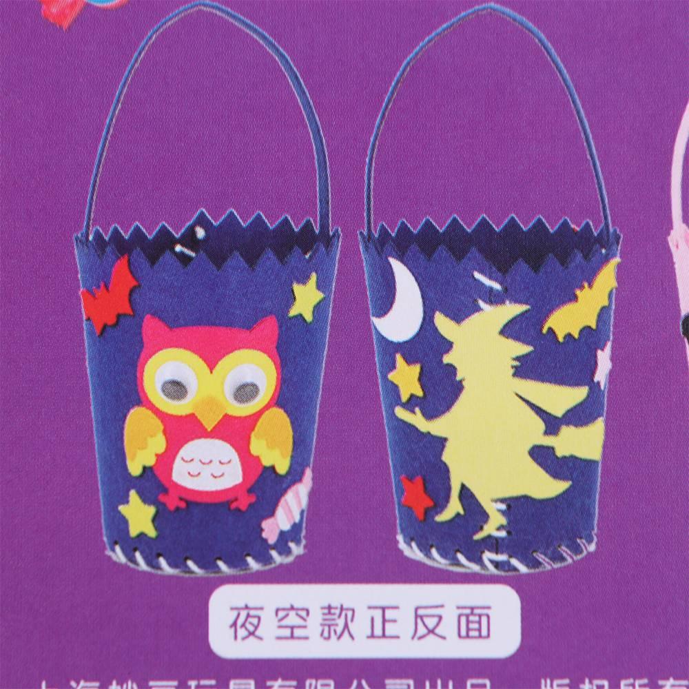 Storage Bucket Halloween Bag Halloween Decoration Gift Basket Halloween Candy Bag Children's Toys