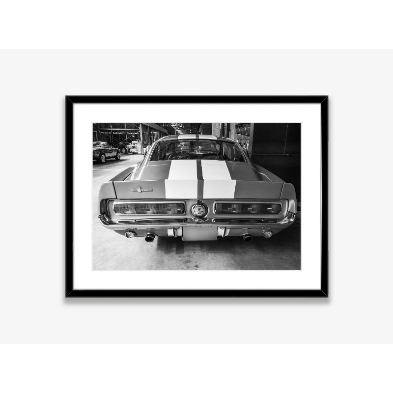 Black and White Ford Mustang Classic Luxury Car Poster Canvas Painting Print Wall Art Picture for Living Room Shopstore Decor