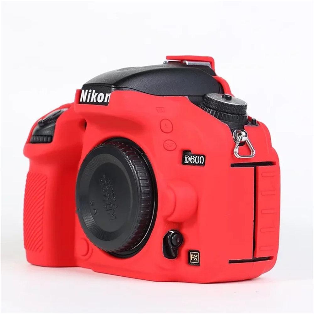 Miękkie Silikonowe Etui Ochronne na Korpus Aparatu Dla Nikon D600 D610 Gumowa Osłona
