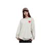 Li-Ning Sports Lifestyle Series Letter Print Round Neck Loose Fit Drop Shoulder Pullover Long Sleeve Sweatshirt Unisex Sweatshirt AWDV669-4