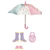 TAKARA TOMY "Licca-chan LG-03 Happy Rainy Day Set" Dress-Up Doll Pretend Play Toy for Ages 3 and Up, Meets Toy Safety Standards, ST Mark, Licca
