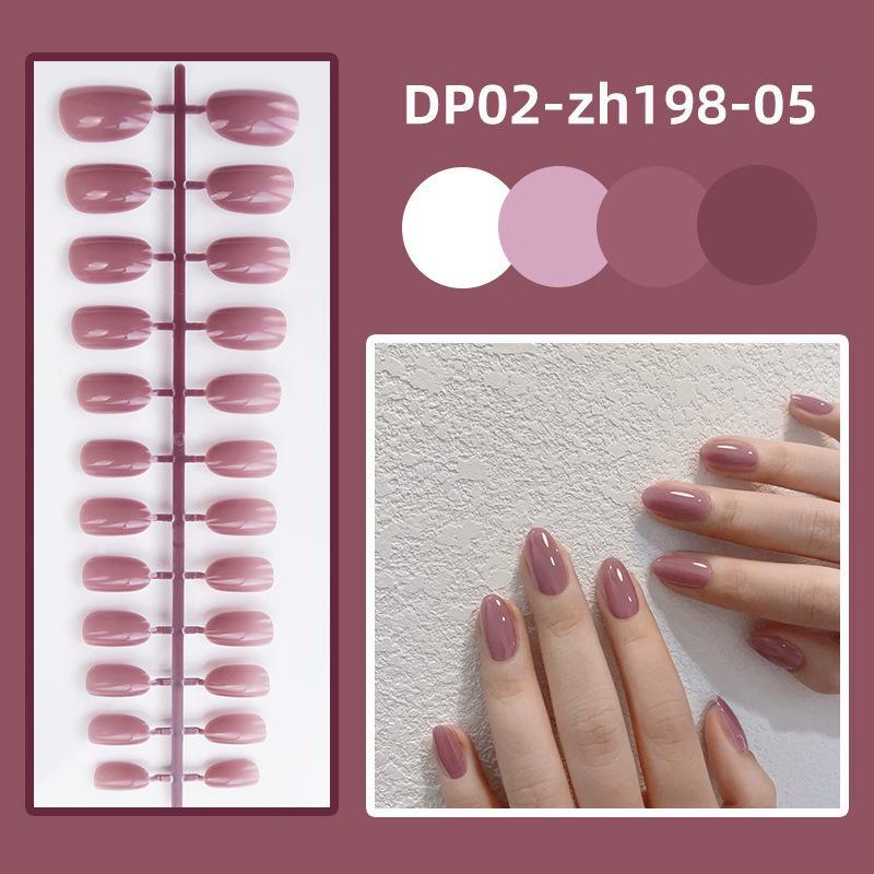 

Глянцевые наклейки для ногтей с круглой головкой - набор из 24 штук DP02-zh198-05