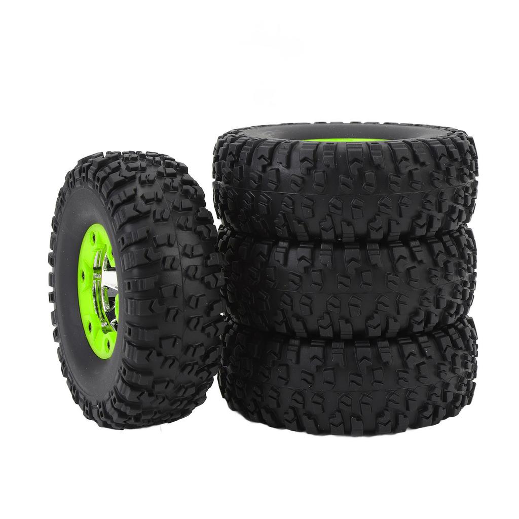 4Pcs Remote Control Car Tires Enhanced Grip Rubber RC Car Wheel Tyre Set Replacement for WLTOYS