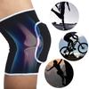 Unisex Elastiskt Knäskydd Wrap Skydd Stöd (Svart)