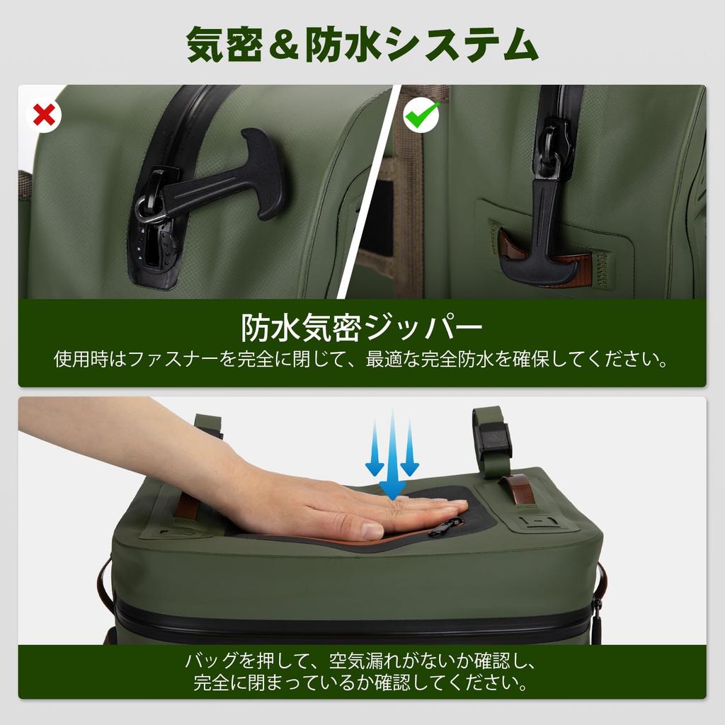 Goture Fishing 10L Large IPX8 840D TPU Fly Fishing Tackle for Stream and Outdoor Activities Bag, Capacity, Waterproof, Material, Ultra-Lightweight,