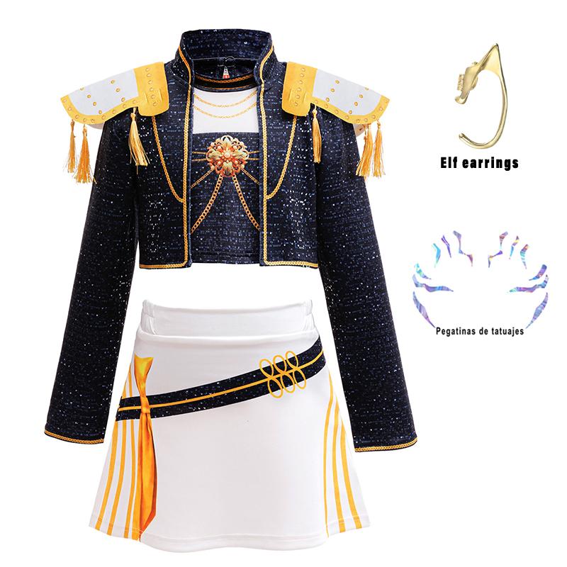Hot Selling Korean Style set Halloween Cosplay Hot Girl Show k-pop jewelry Tattoo Stickers Costume Christmas Girl Anime Costume