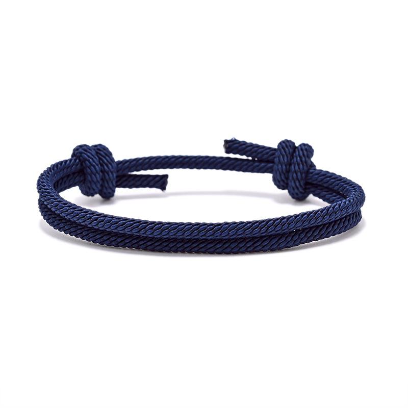 Meetvii Simple Milan Rope Bracelets Men Women Handmade Adjustable Red Thread Couple Bracelets Best Friend Gift Jewelry