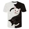 2024 Men/woman High Quality Brand T-shirt Hombre New Men T-shirt Casual Short Sleeve O-neck Fashion Funny Cat Printed 3D T Shirt