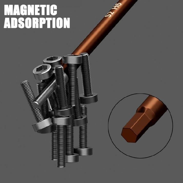 Magnetic Hex Screwdriver Set in 8 Different Size Wear Resistant Alloy Steel Screwdriver for Electronics Repairs
