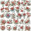 50 Sheets Of Double-sided Transparent DIY Journal Stickers