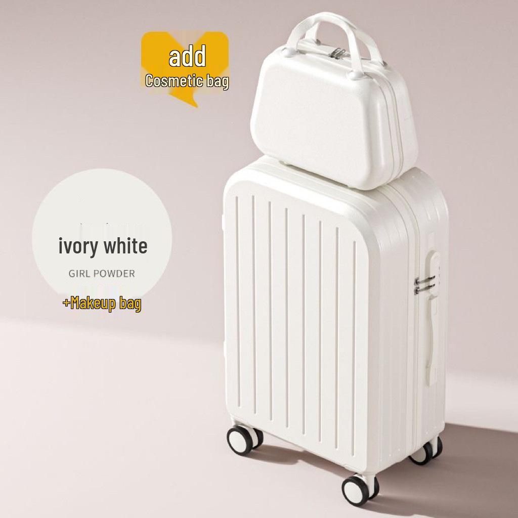New Style Ins Durable Multifunctional Student Suitcase with Large Capacity and Password Lock Spinner Wheels