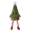 Festive Atmosphere Soft Furnishings Christmas Tree Plush Ornament with Dangling Legs, Cute Stuffed Figure, for Home Doll Living Room Sofa And