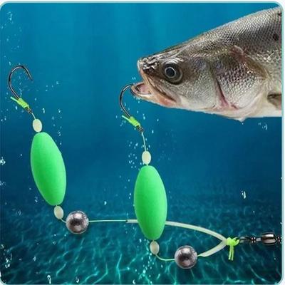 Anti Departure Bottom Fishing Hook  Finished Carp Double Hook Anti Water Fishing Set Anti Bottom Line Three Hook New Fishing Set
