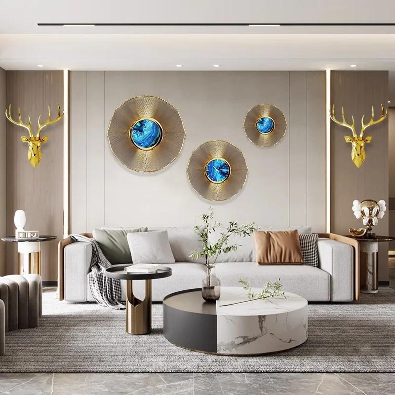 3D Deer Head Sculpture Wall Hanging Decor, Animal Stag Statue,Home, Living Room, Bedroom, Wall Decoration Accessories,