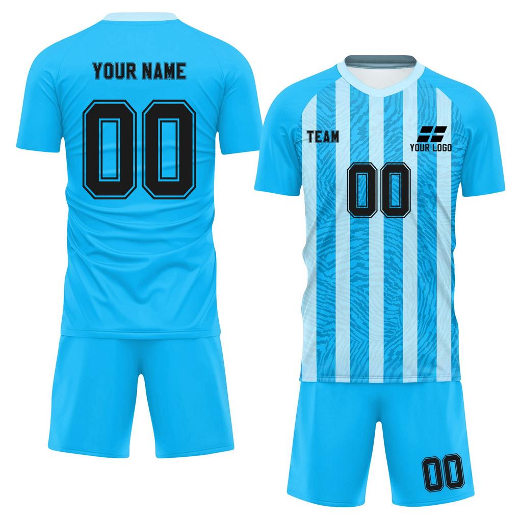 Personalised Shirts Kit Mens Girls With Name Number Custom Football Jerseys For Boys Training Suit