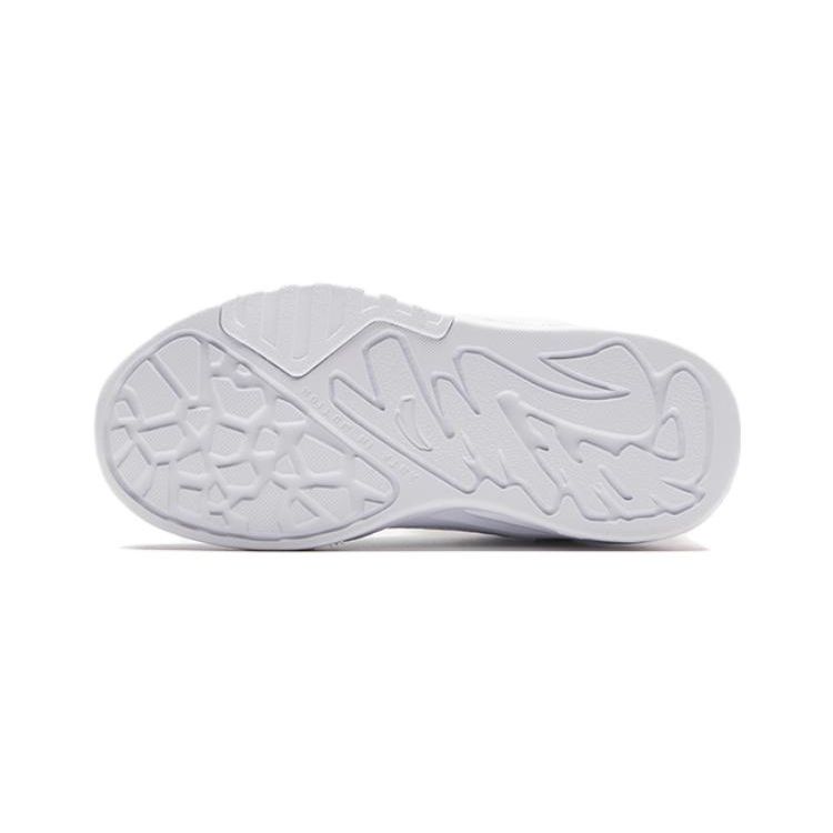 Anta Kids Lifestyle Series Versatile Shock Absorbing High Top Kids Skate Shoes Kids Skate Shoes White Red 312349933-4