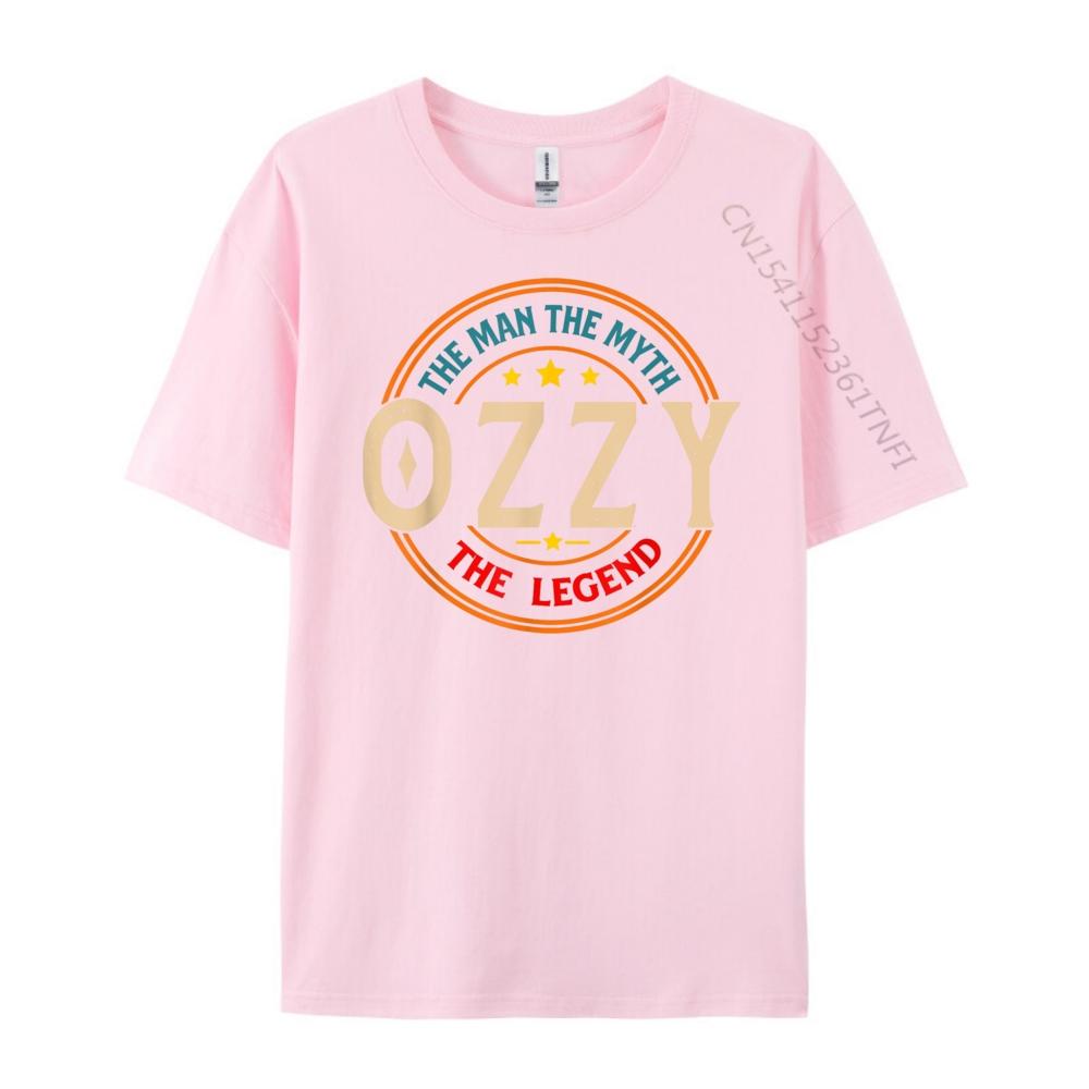 Ozzy Der Mann Der Mythos Die Legende Personalisierte Grafik T-Shirts Herren Übergroß Bedrucktes T-Shirt T-Shirt Normal
