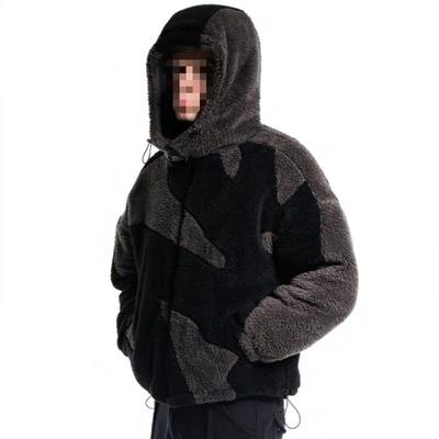 Europäischer und amerikanischer Herbst- und Winter-Patchwork-Cardigan mit Reißverschluss, lässiger, personalisierter Trend-Street-Hoodie