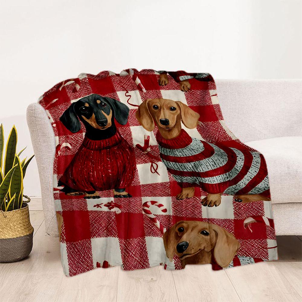 Rottweiler Moonlit Journey Flannel Blanket,Lightweight,Office Blanket,Sofa Blanket,Comfortable Blanket