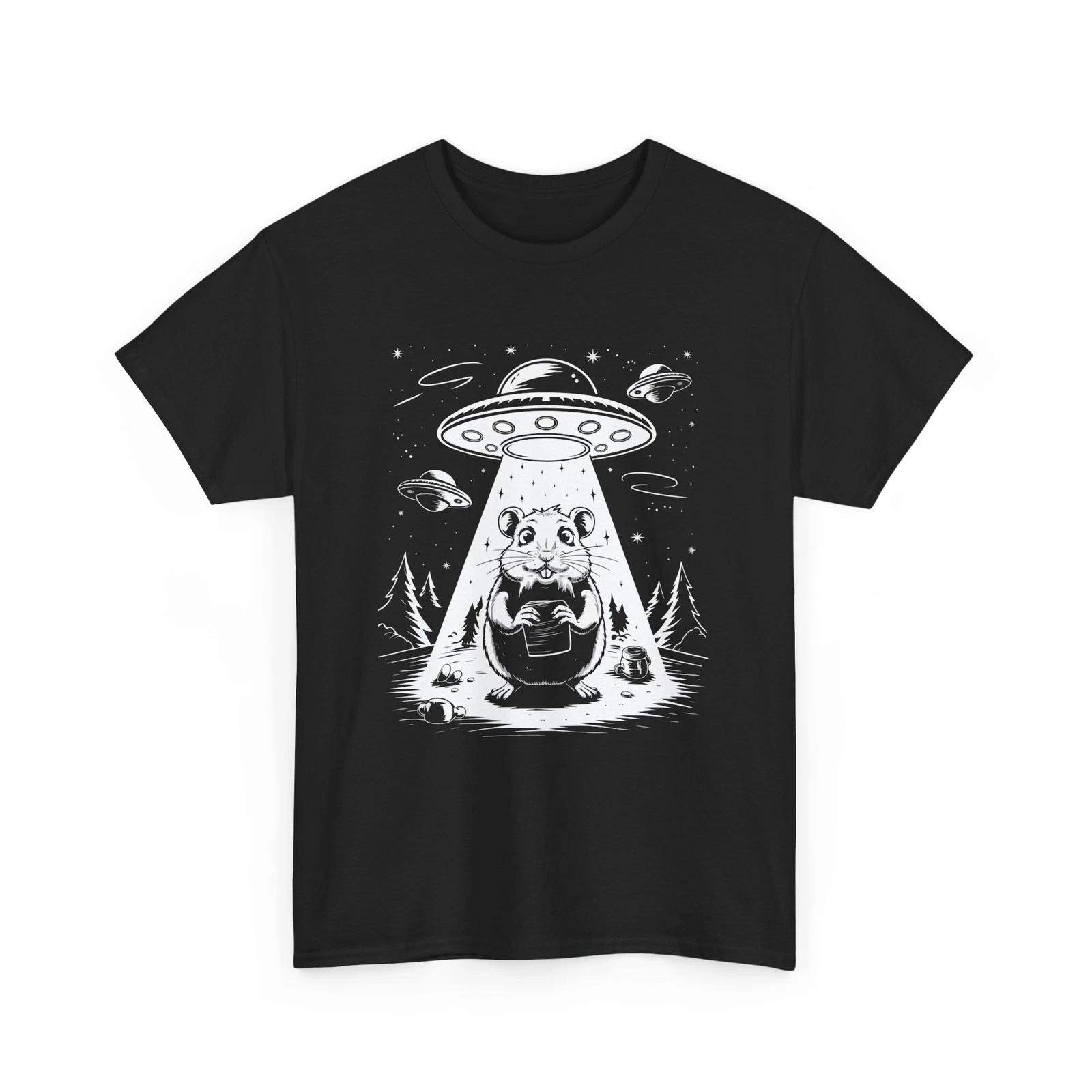 Space Alien Graphic Tee | UFO T-Shirt | Sci-Fi Universe Shirt XL