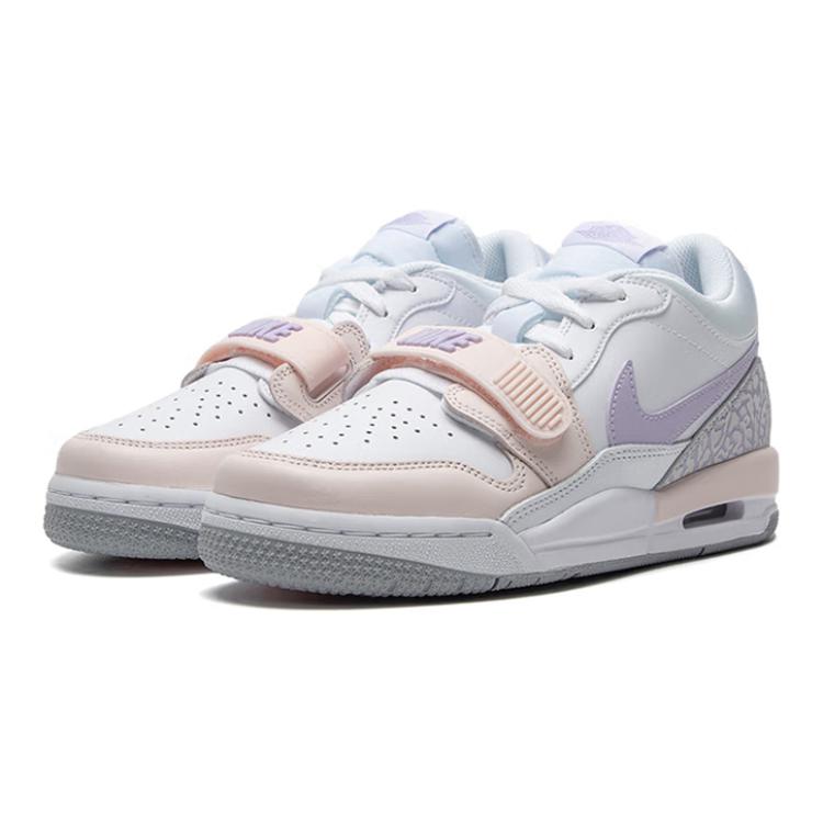 Jordan Legacy 312 Comfortable Sports Durable Mid-Top Kids Basketball Shoes Kids basketball shoes Pink Purple HF0747-151YC