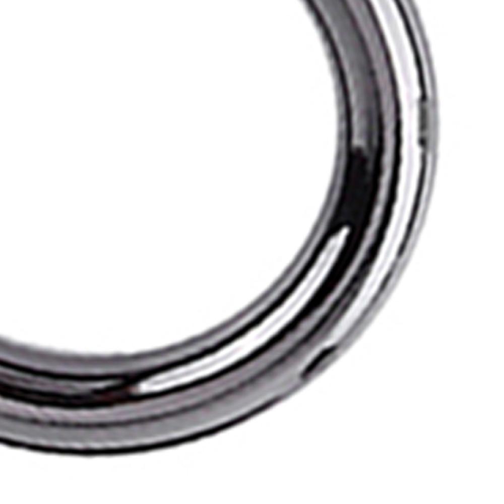 20 Pcs Black Round Carabiner Spring Snap Clips Round Keychain Buckle Carabiners Rings  Keychain Use