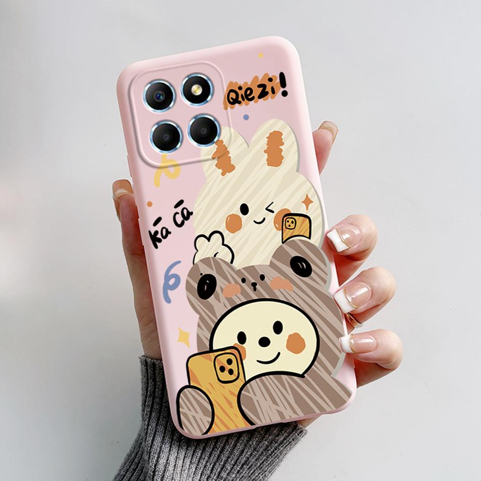 For Honor X6 5G Case VNE-LX1 VNE-LX2 VNE-LX3 Phone Cover Popular Astronaut Soft Funda For Honor X8 TFY-LX1 HonorX8 Bumper Coque