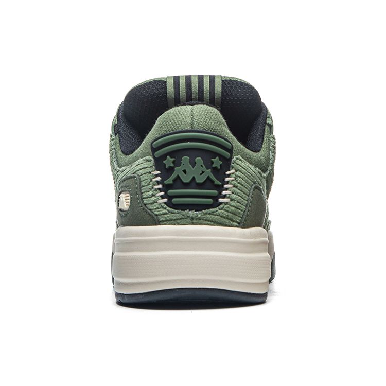 Kappa Casual Fashion Comfortable Bread Shoes Shock Absorbing Wear Resistant Low Top Skate Shoes Unisex sneaker Green Black K0DZ5CC16-3994