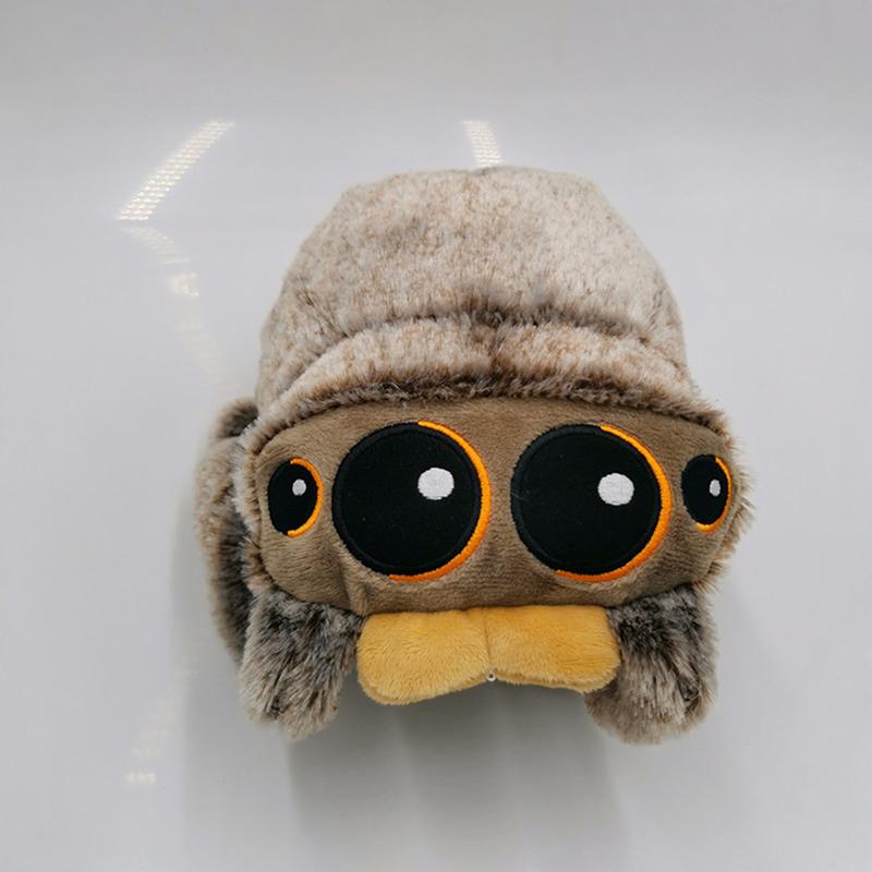 Stuffed Soft Animals Plush Spider Toy Black Little Lucas Simulated Pillow Doll Anime Game Room Pillow Decor Kids Gift