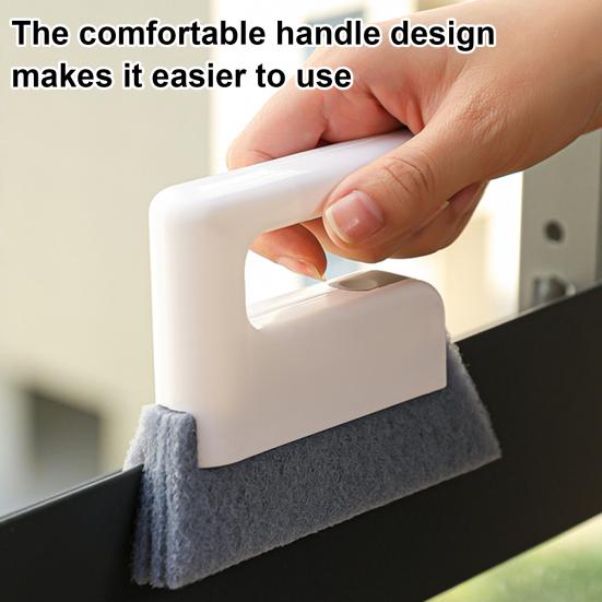 

1/3Pcs Cleaning Brush Flexible Bristles Ergonomic Handle Gap Cleaning Brush Dual-Ended Design Narrow Gap Cleaning Tool сірий