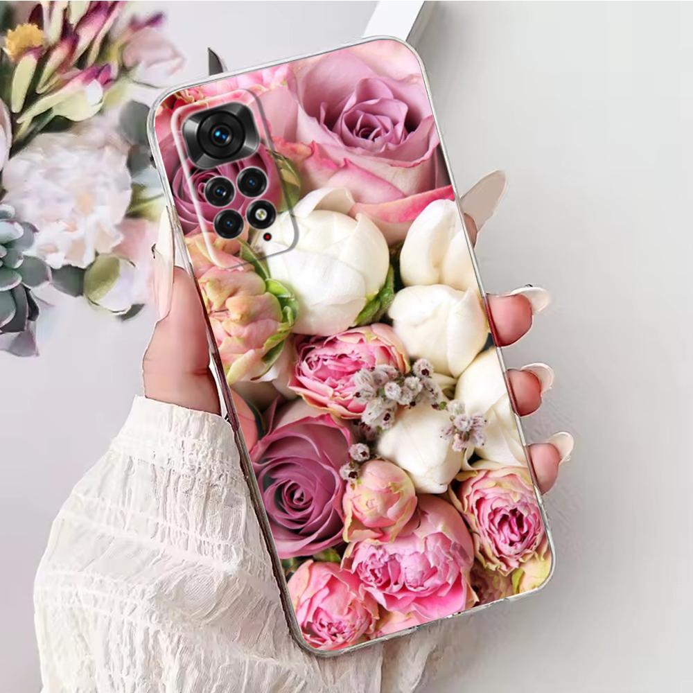 Soft TPU Case For Redmi Note 11 Pro Plus Case Butterfly Painted Phone Silicone Back Cover For Xiomi Redmi Note 11 Note11 Pro 11S