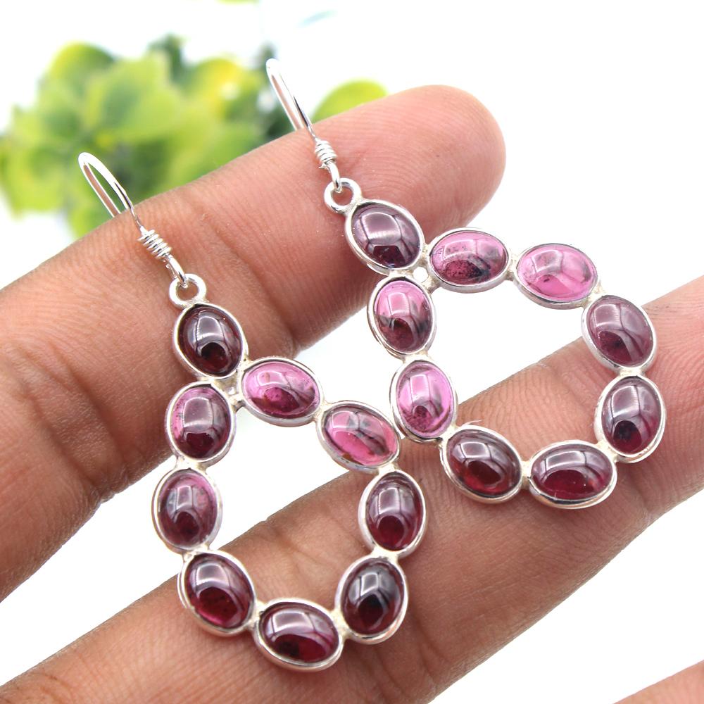 Mondstein Silber Ohrring, Geschenke für sie, 925 Sterlingsilber handgefertigter Schmuck, Silberohrring