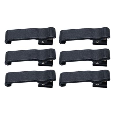 6pcs Radio Belt Clip Replacement Heavy Duty Plastic for GP88 GP88S GP2000 GP300 LTS2000 GTX800