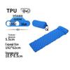 Inflatable TPU Camping Pad with Foot-Pump and Connectable Design for Hiking and Mountaineering