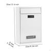 Combination Lock Security Mailbox Wall Mount 8.6x3.3x12.6inch for Gated Community Mail Collection