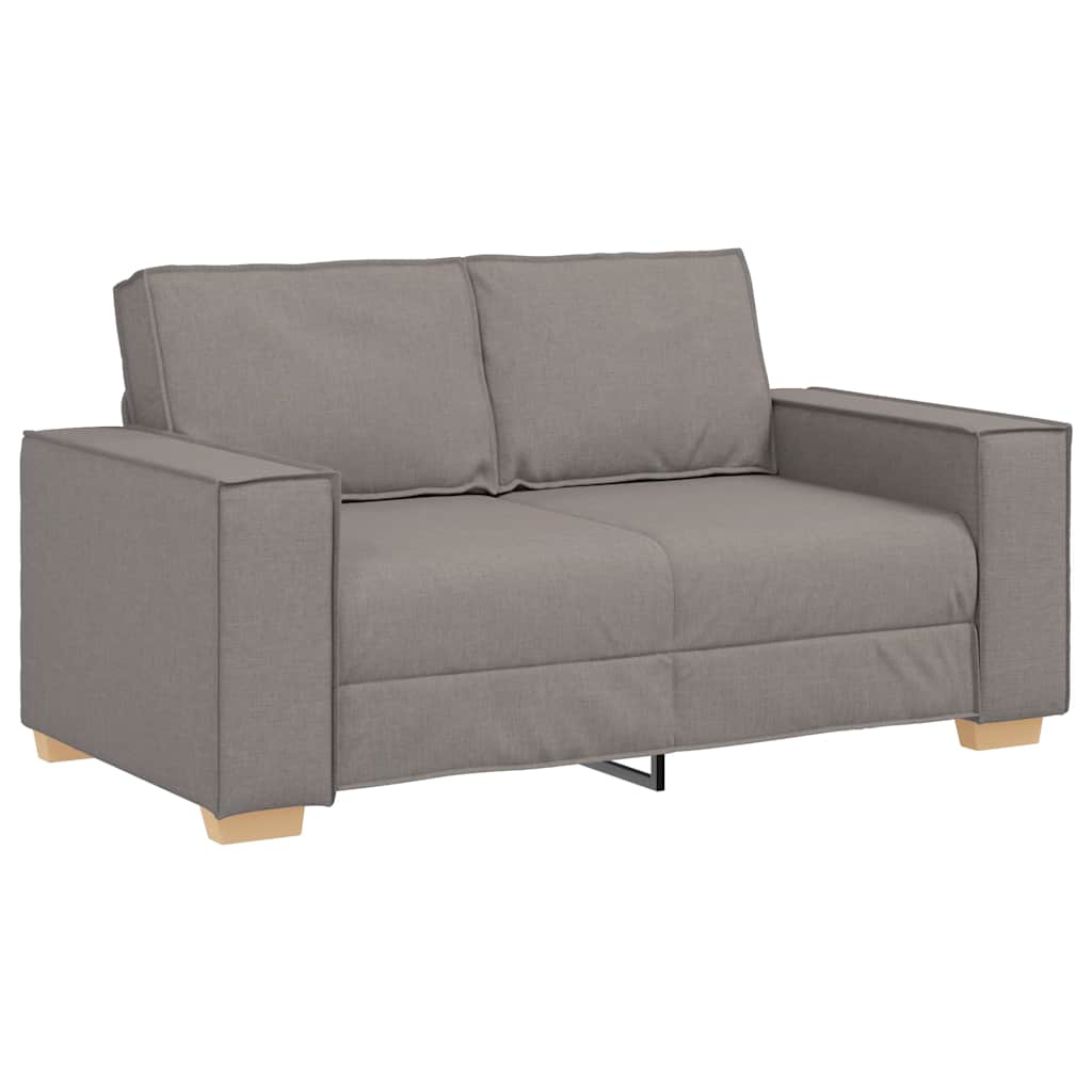 2 Seater Sofa Taupe 120 cm Fabric