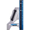 Shinwa Sokutei Circular Saw Guide Ruler El Angle Plus Combined Scale 45cm Blue