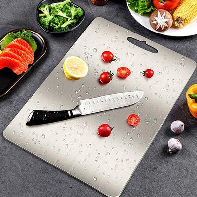 Cutting Boards Bar Family Friends Dining Chopping Board Gadgets Stainless Steel Tools Double-Sided Use High-Quality Materials