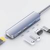 USB3.0 Type-C 4K 60Hz PD 60W Metal 5-in-1 Hub with Charging Ports for Mobile Phones-in Stock