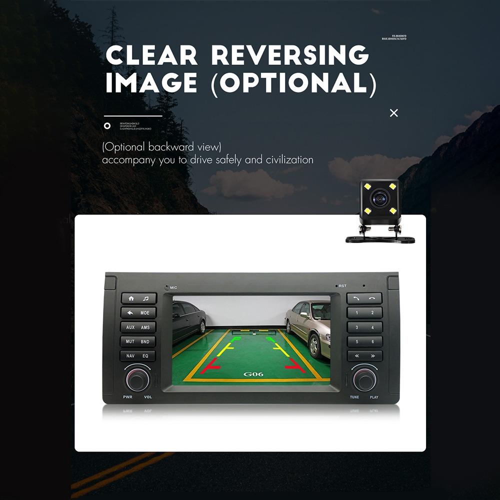 Radio samochodowe z Carplay Android Auto dla BMW E39 1996-2003 IPS Ekran dotykowy Nawigacja GPS Inteligentne systemy AHD