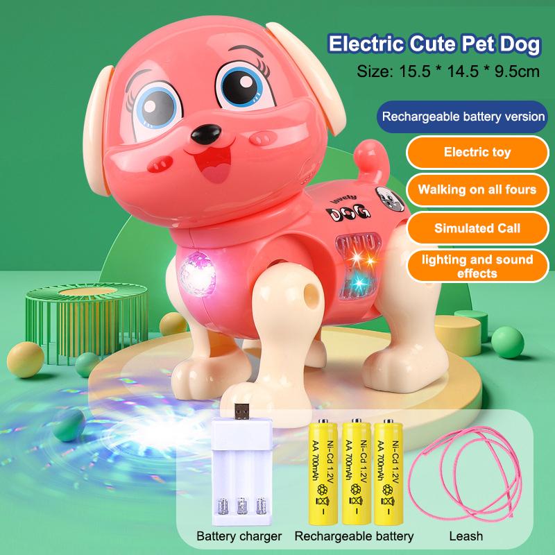 New Pink Color Electric Walking Pig Toy With Light Musical Kids Funny Electronics Toy Children Birthday Gift Toys