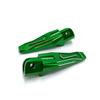 Motokano Front Foot Pegs and Rear Footrest Pedals for Ninja and Z1000 400, Z400, ZX4R, ZX4RR, ZX25R, Z650, (Front, Green)