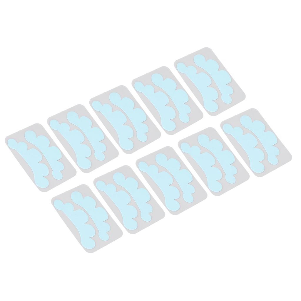 10 Pairs Silicone Eyelash Extension Under Eye Pads Arch Shape Reusable Eyelash Extension Patches