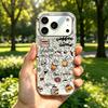 Acrylic Back TPU Bumper for iphone 14 11 16 Plus 18 Pro Max Air XS Max 17 Pro 12 13 XR 15 Coffee and Desserts hone Case Shockproof Cover