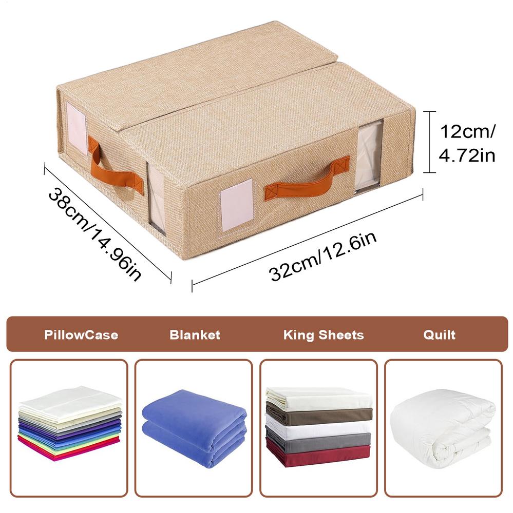 Органайзер для хранения простыней Складной органайзер для комплектов простыней и хранения Пыленепроницаемые контейнеры для хранения Органайзеры Сумки для детей чёрный