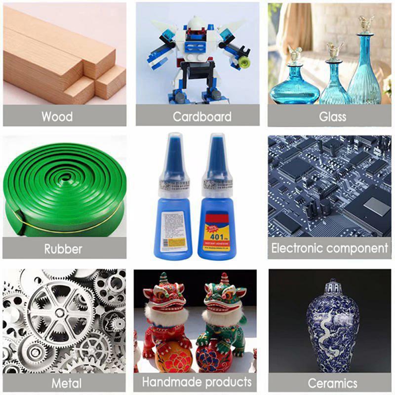 20 ml Tekuté lepidlo Super Glue 401 Instant Strong Glue Bond Leather Diy Adhesive Gel