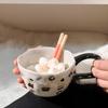 Ceramic Mug 300ML Cute Cartoon Creative Large Handle Coffee Afternoon Milk Juice Household Tea Cup Drinkware Gifts for Home-use
